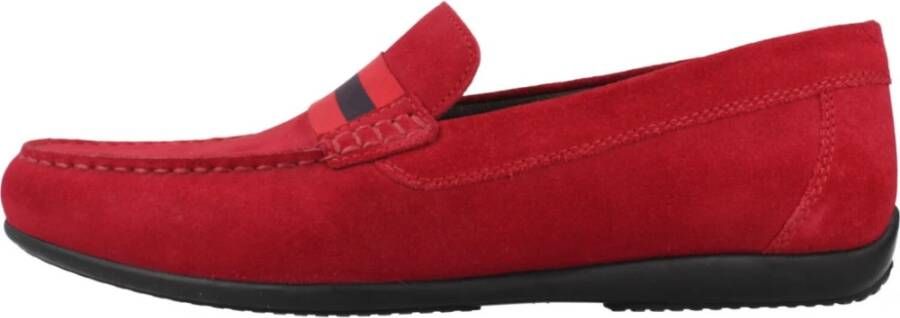 Geox Stijlvolle Loafers Ascanio Model Red Heren