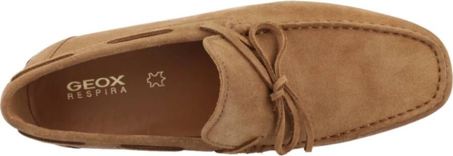 Geox Stijlvolle Loafers met Grip Brown Heren