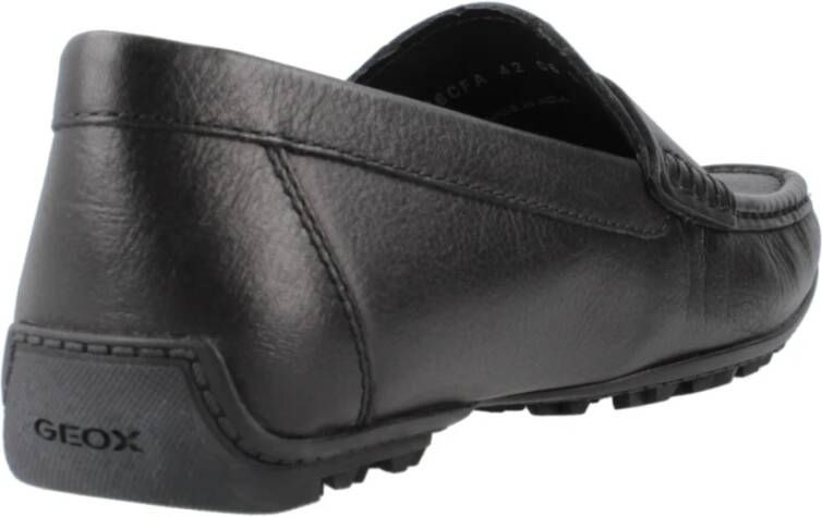 Geox Stijlvolle Loafers met Gripzool Black Heren