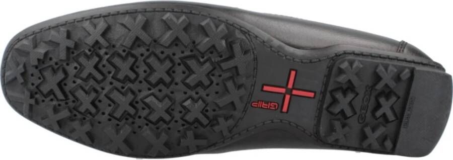 Geox Stijlvolle Loafers met Gripzool Black Heren