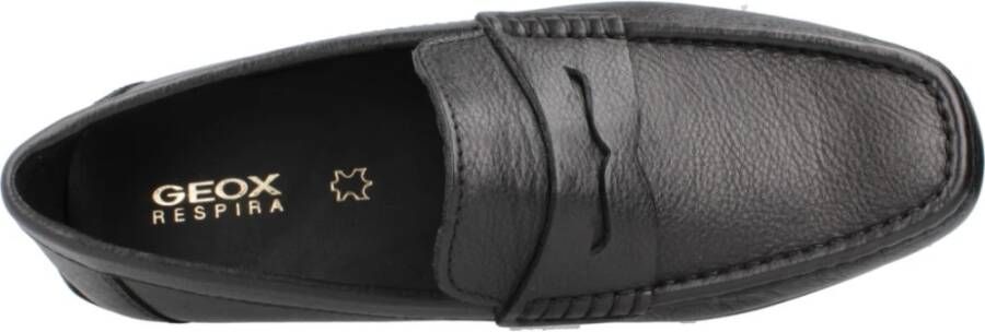 Geox Stijlvolle Loafers met Gripzool Black Heren