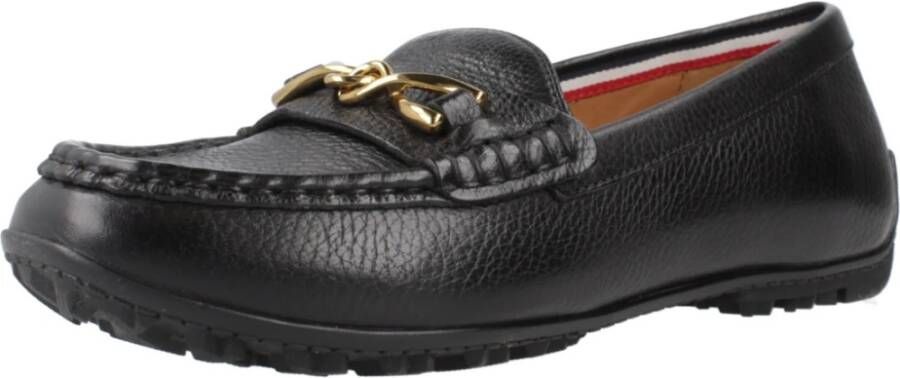 Geox Stijlvolle Loafers met Kosmopolis Grip Black Dames