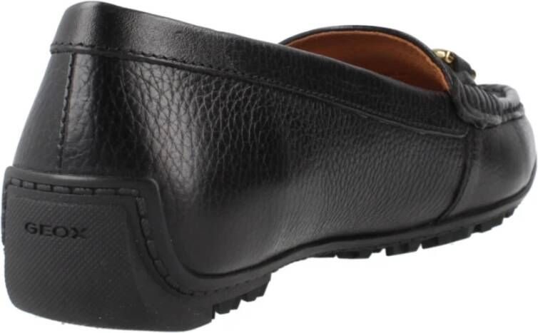 Geox Stijlvolle Loafers met Kosmopolis Grip Black Dames