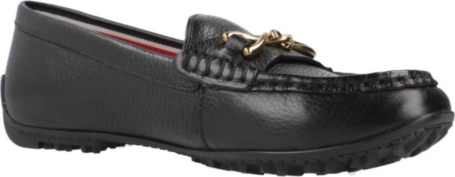 Geox Stijlvolle Loafers met Kosmopolis Grip Black Dames