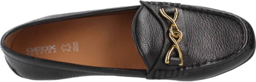 Geox Stijlvolle Loafers met Kosmopolis Grip Black Dames