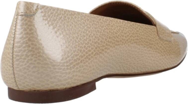 Geox Stijlvolle Loafers met Marsilea Detail Beige Dames