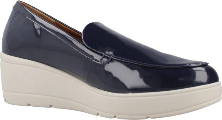 Geox Stijlvolle Loafers voor Mannen Blue Dames