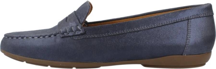 Geox Stijlvolle Loafers voor Mannen Blue Dames