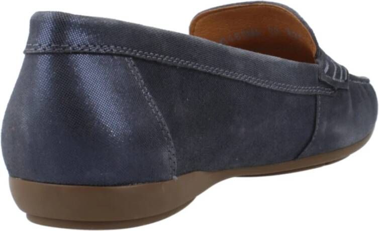 Geox Stijlvolle Loafers voor Mannen Blue Dames