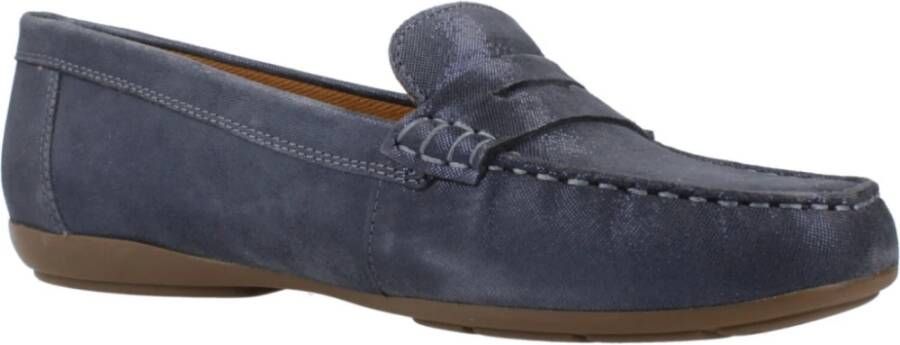 Geox Stijlvolle Loafers voor Mannen Blue Dames