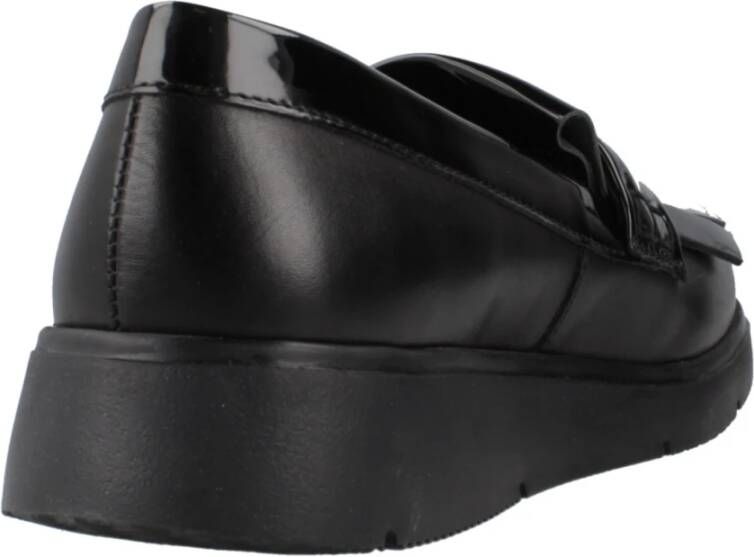 Geox Stijlvolle Loafers voor Vrouwen Black Dames