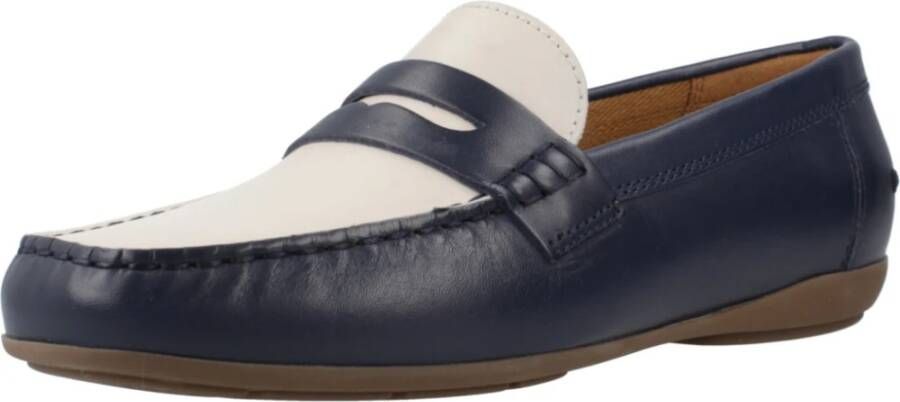 Geox Stijlvolle Loafers voor Vrouwen Blue Dames