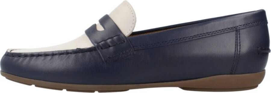 Geox Stijlvolle Loafers voor Vrouwen Blue Dames