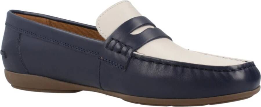 Geox Stijlvolle Loafers voor Vrouwen Blue Dames