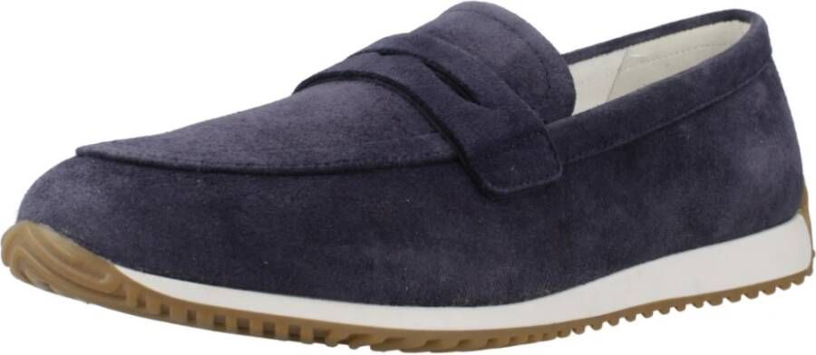 Geox Stijlvolle Loafers voor Vrouwen Blue Dames