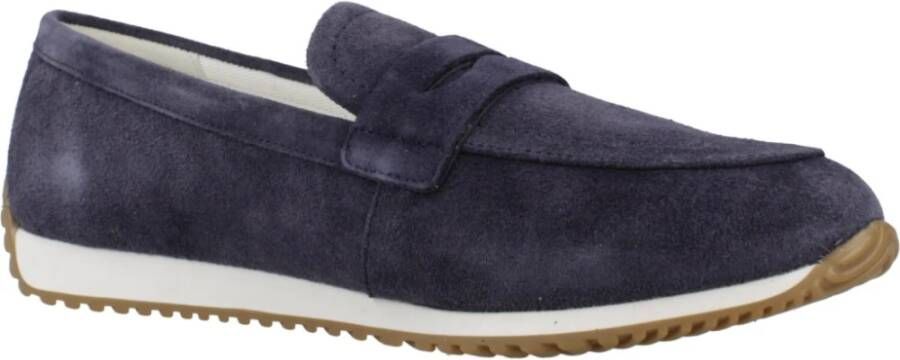 Geox Stijlvolle Loafers voor Vrouwen Blue Dames