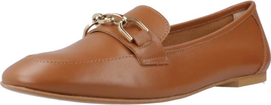 Geox Stijlvolle Loafers voor Vrouwen Brown Dames