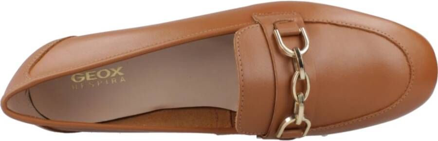 Geox Stijlvolle Loafers voor Vrouwen Brown Dames