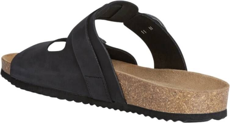 Geox Comfortabele Instap Sandalen voor Vrouwen Blue Heren