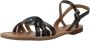 Geox Stijlvolle platte sandalen voor vrouwen Black Dames - Thumbnail 2