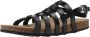 Geox Stijlvolle platte sandalen voor vrouwen Black Dames - Thumbnail 3