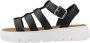 Geox Stijlvolle platte sandalen voor vrouwen Black Dames - Thumbnail 3