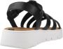 Geox Stijlvolle platte sandalen voor vrouwen Black Dames - Thumbnail 4