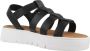 Geox Stijlvolle platte sandalen voor vrouwen Black Dames - Thumbnail 7