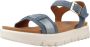 Geox Stijlvolle platte sandalen voor vrouwen Blue Dames - Thumbnail 2