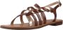 Geox Stijlvolle platte sandalen voor vrouwen Brown Dames - Thumbnail 4