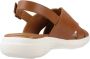 Geox Stijlvolle platte sandalen voor vrouwen Brown Dames - Thumbnail 4