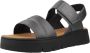 Geox Stijlvolle platte sandalen voor vrouwen Gray Dames - Thumbnail 3