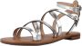 Geox Stijlvolle platte sandalen voor vrouwen Gray Dames - Thumbnail 2