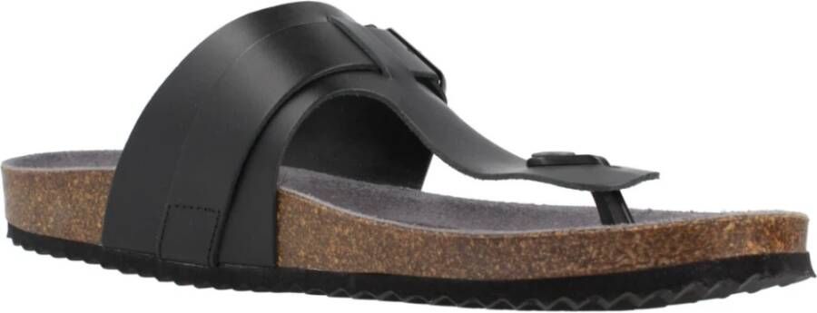 Geox Stijlvolle Sandaal Flip Flops Black Heren