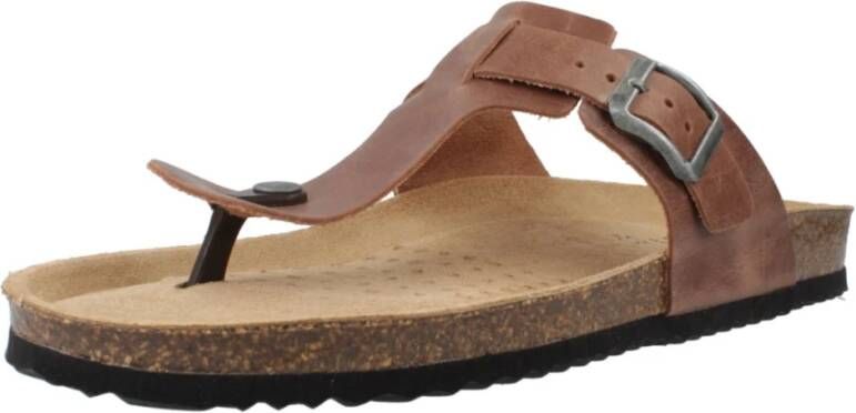 Geox Stijlvolle Sandaal Flip Flops Brown Heren