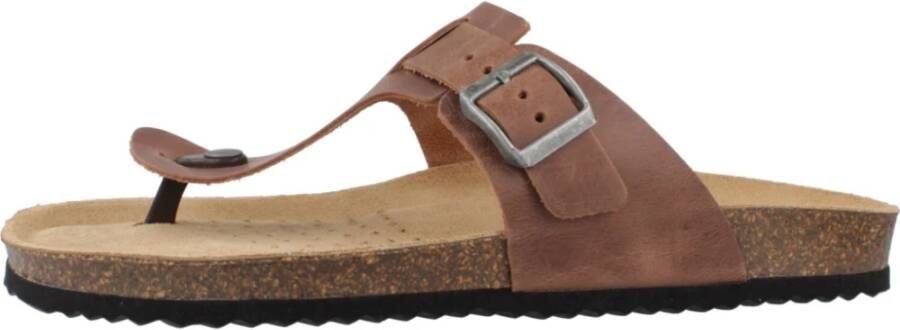 Geox Stijlvolle Sandaal Flip Flops Brown Heren