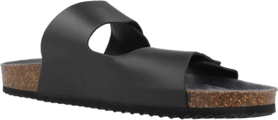 Geox Stijlvolle Sandaal Sliders voor Vrouwen Black Heren