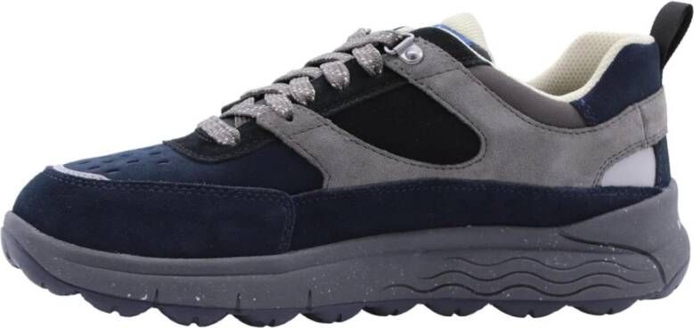 Geox Stijlvolle Sneaker met Kahlua Design Blue Heren