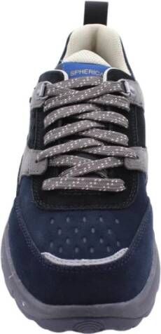 Geox Stijlvolle Sneaker met Kahlua Design Blue Heren