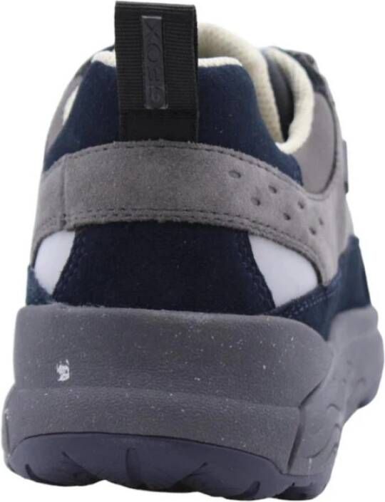 Geox Stijlvolle Sneaker met Kahlua Design Blue Heren