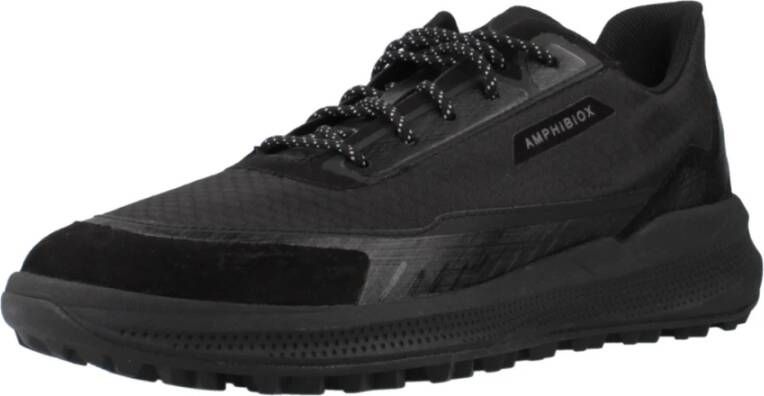 Geox Stijlvolle Sneakers voor Actieve Levensstijl Black Dames