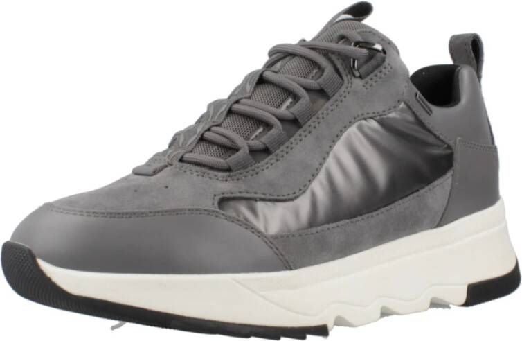 Geox Stijlvolle Sneakers voor Actieve Levensstijl Gray Dames