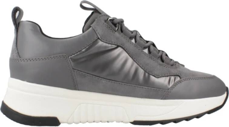 Geox Stijlvolle Sneakers voor Actieve Levensstijl Gray Dames