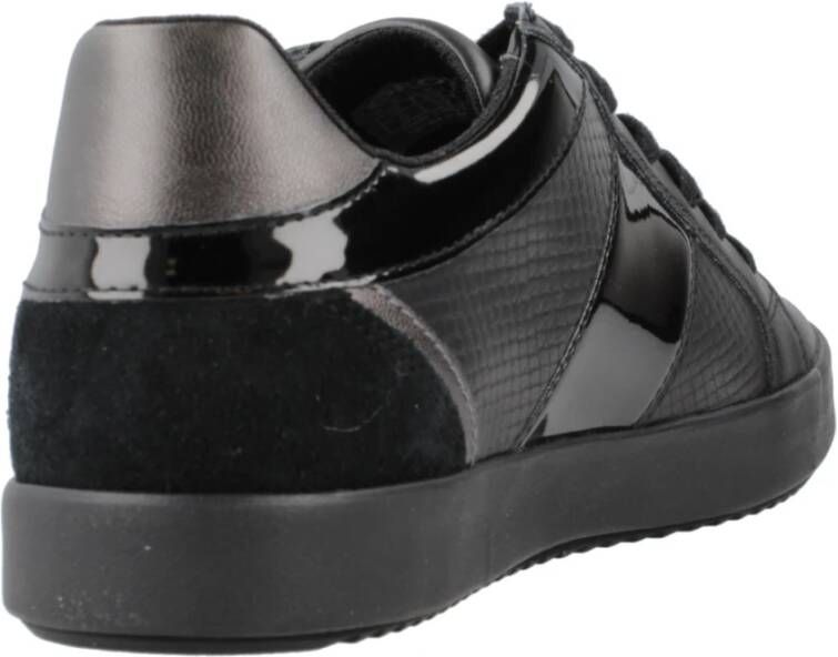 Geox Stijlvolle Sneakers voor Dagelijks Gebruik Black Dames