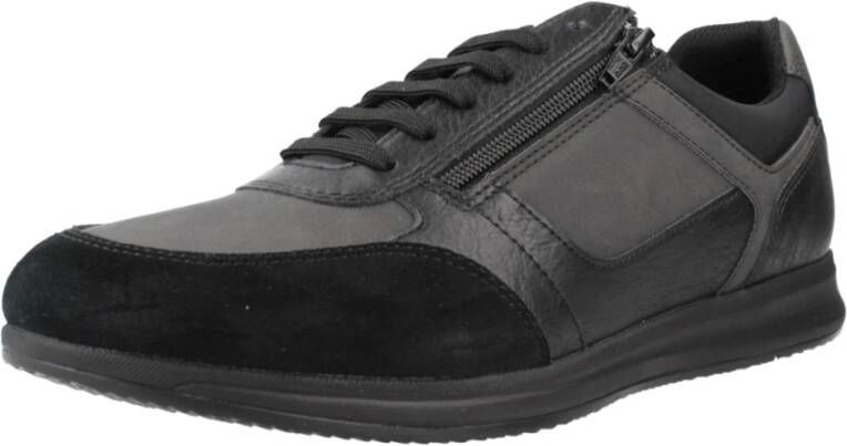 Geox Stijlvolle Sneakers voor dagelijks gebruik Black Heren