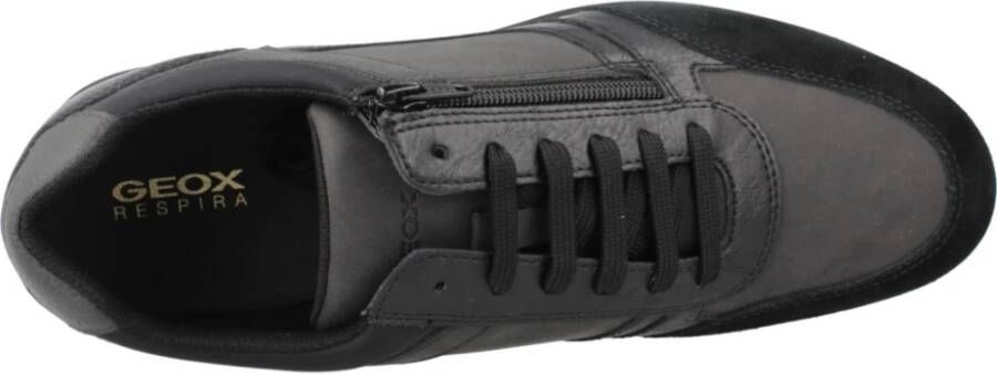 Geox Stijlvolle Sneakers voor dagelijks gebruik Black Heren