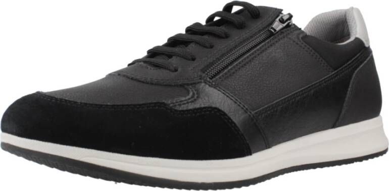 Geox Stijlvolle Sneakers voor dagelijks gebruik Black Heren