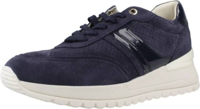 Geox Stijlvolle Sneakers voor dagelijks gebruik Blue Dames