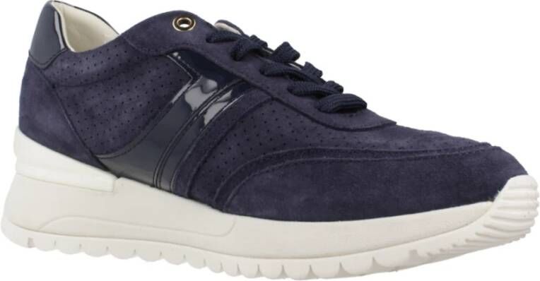 Geox Stijlvolle Sneakers voor dagelijks gebruik Blue Dames