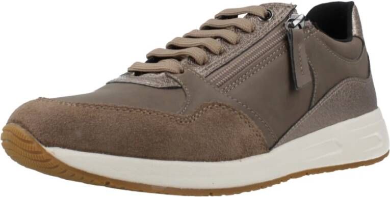 Geox Stijlvolle Sneakers voor dagelijks gebruik Brown Dames